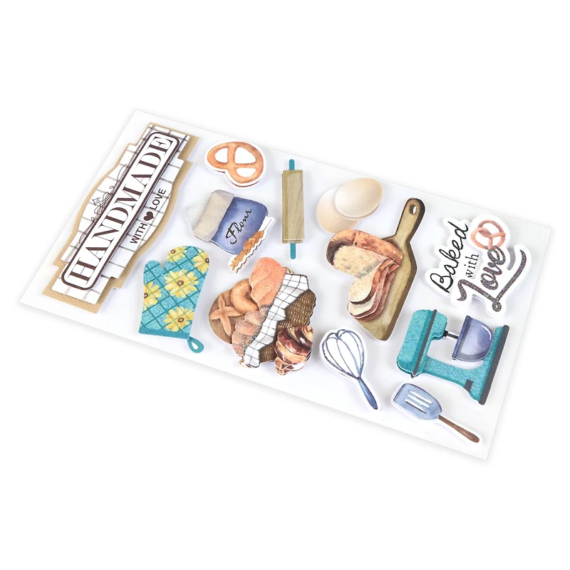 Baked with Love Dimensional Stickers by Recollections™