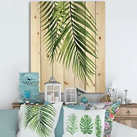 Designart - Detail Tropical Palm Branches