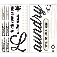 RoomMates Laundry Quote Peel & Stick Wall Decals