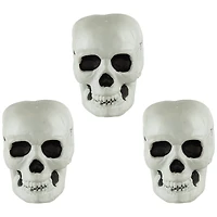 Bag of Skulls Halloween Decorations - 6" - Set of 3