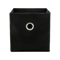 Organize It All 12" Black Storage Cubes, 2ct.