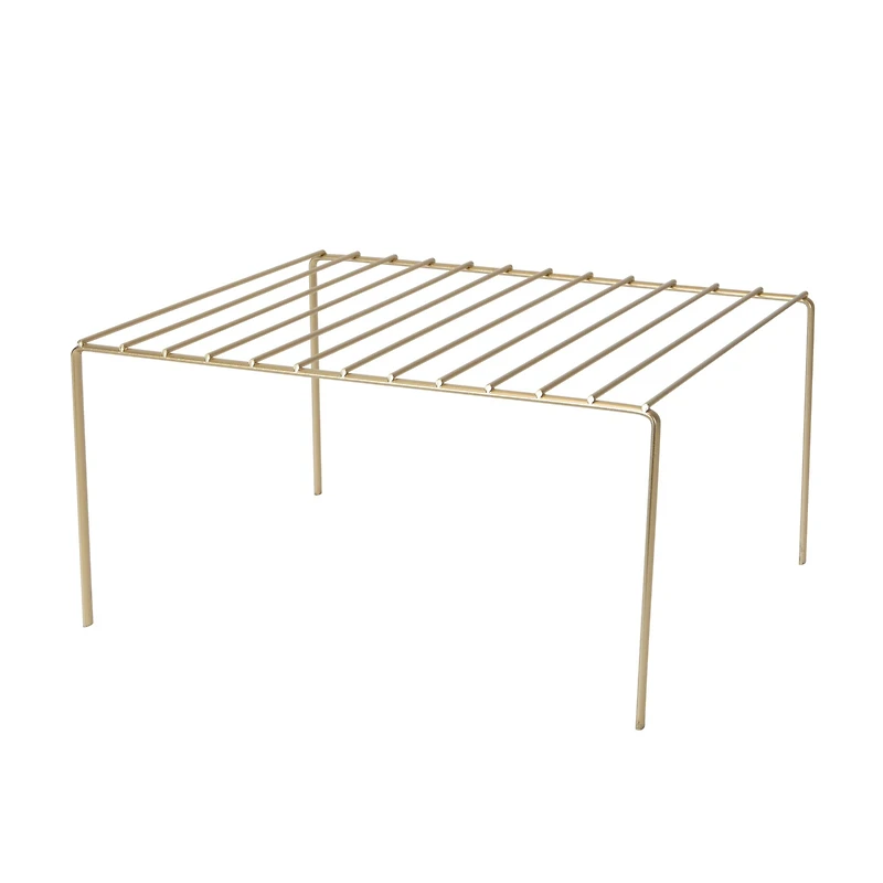 Kitchen Details Satin Gold Medium Helper Shelf