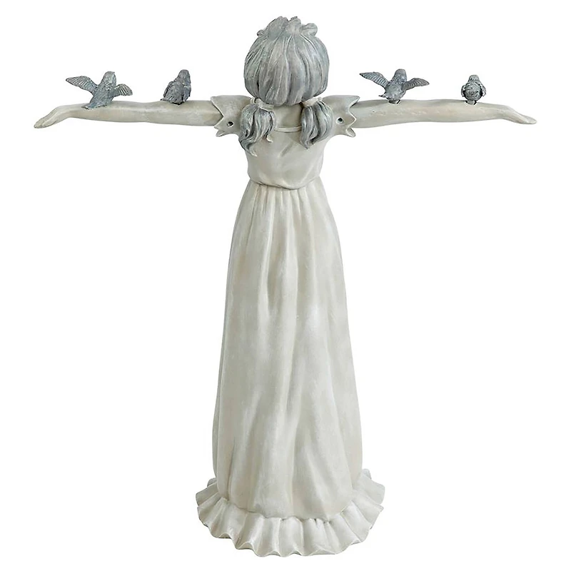 Design Toscano 29.5" Basking in God's Glory Little Girl Statue