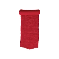 Hello Honey® 6yd. Red Woven Torn Jute Fabric Roll