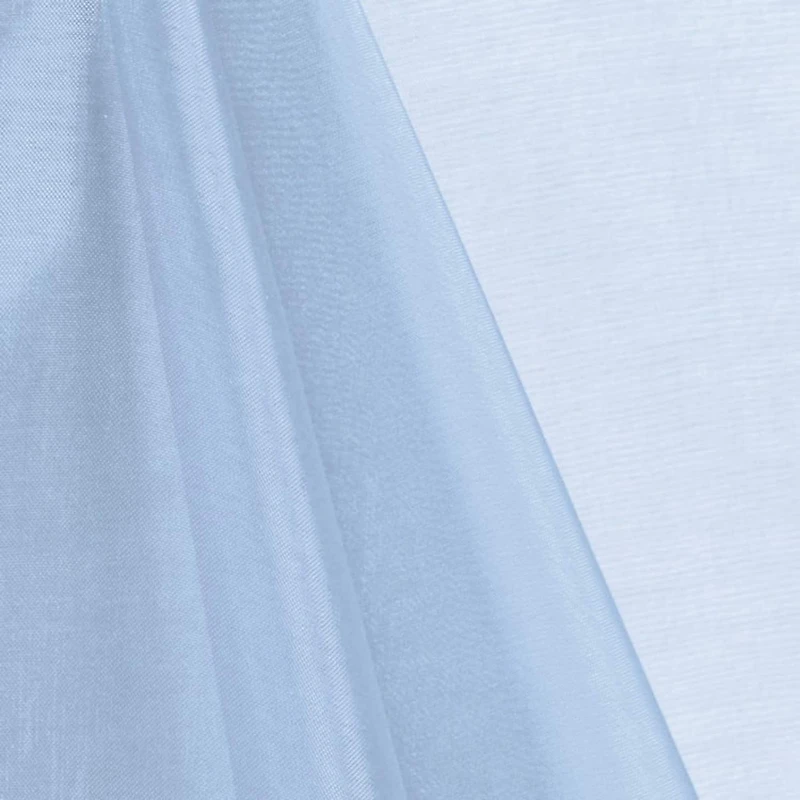 Baby Blue Mirror Organza
