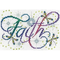 Design Works™ Faith Counted Cross Stitch Kit