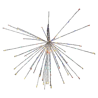20" Multicolor LED Lighted Firework Branch Hanging Décor