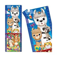 Long & Tall Puzzles - Animal Friends Growth Chart: 50+ Pcs