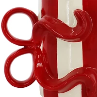 14.25oz. Red & White Stripes with Bow Mug by Ashland®