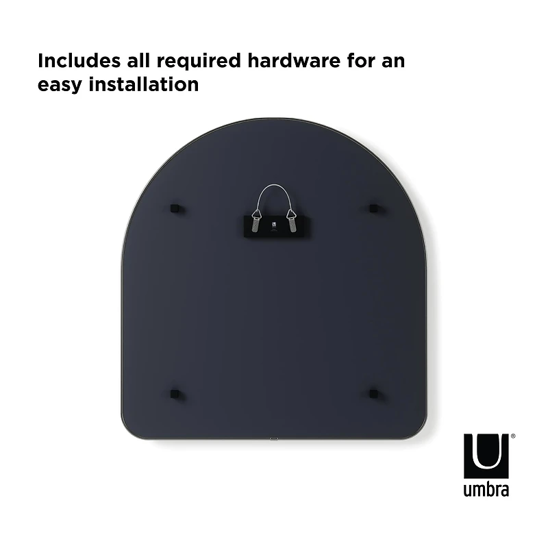 Umbra 36" Titanium Hubba Arched Mirror