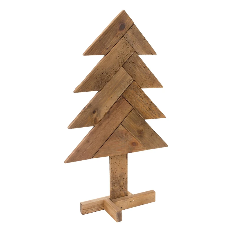 Rustic Wood Pine Tree Set