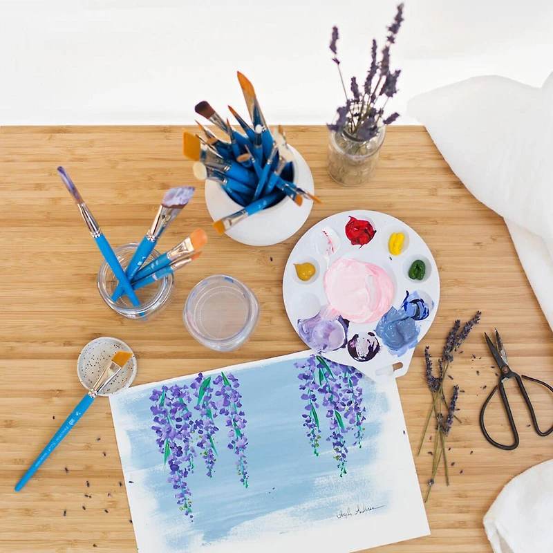 Princeton™ Select™ Artiste Series 3750 Short Handle Filbert Brush