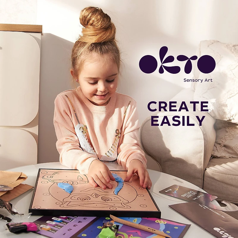 OKTO Owl Clay by Numbers Kit