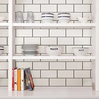 InHome Subway Tile Peel & Stick Backsplash Tiles