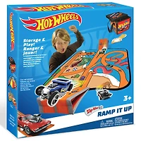 Tara Toy ZipBin Hot Wheels Ramp It Up Racetrack Playmat & Car Ramp