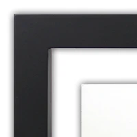 Expressions™ 2 Opening 6" x 8" Black Hinge Float Frame by Studio Décor®