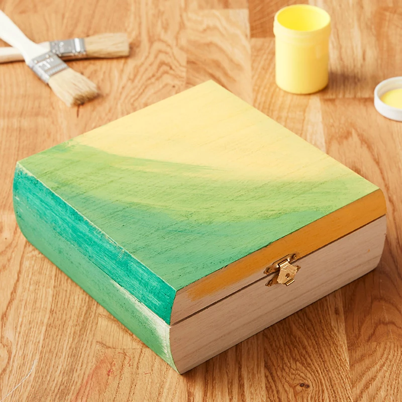 Curved Sides Wooden Box by Make Market®