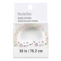 12 Pack: Pastel Flowers Bling on a Roll Embellishments by Recollections™