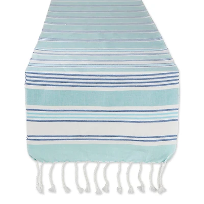 DII® 108" Tidal Stripe Fouta Table Runner