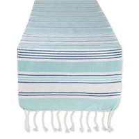 DII® 108" Tidal Stripe Fouta Table Runner