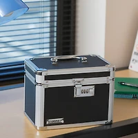 Vaultz Black Personal Storage Box
