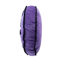 17" Purple Halloween Bat & Crow Tree Accent Pillow by Ashland®