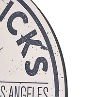 American Art Decor Get Your Kicks Round MDF Wall Plaque - 20" x 20" x 0.35"