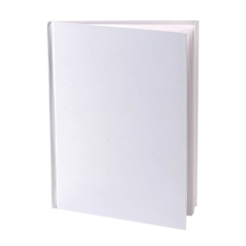 Ashley Productions White Portrait Style Hardcover Blank Book, 12ct.