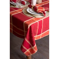 DII® 70" Harvest Wheat Jacquard Round Tablecloth