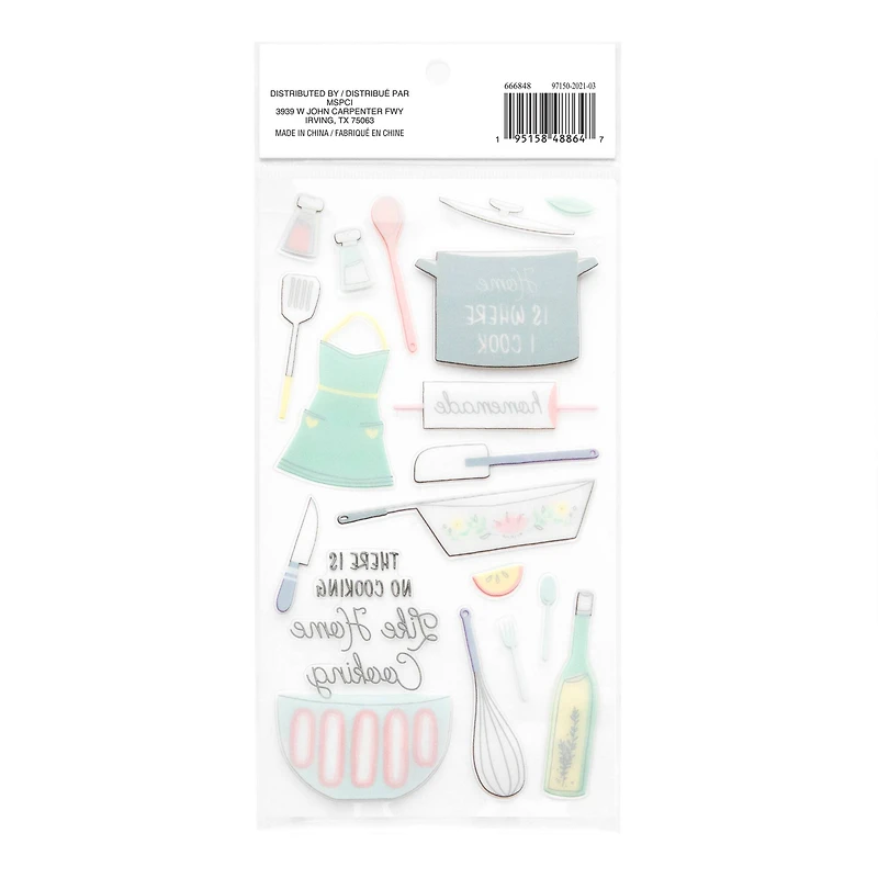 Cooking Dimensional Stickers by Recollections™