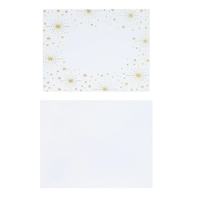 Gold Snowflake Card & Envelope Set by Recollections™