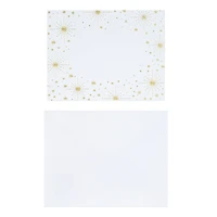 Gold Snowflake Card & Envelope Set by Recollections™