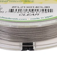 Flex-Rite® 0.014" Clear 21 Strand Beading Wire