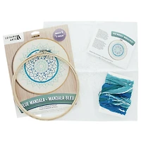 Leisure Arts® 8" Blue Mandala Embroidery Kit