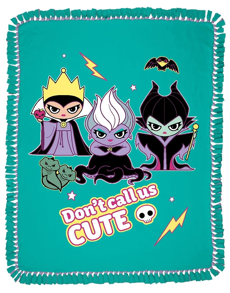 Disney® Villains 72" Don't Call Us Cute No Sew Fleece Throw Kit