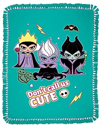 Disney® Villains 72" Don't Call Us Cute No Sew Fleece Throw Kit