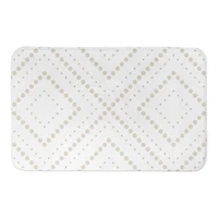 Dotted Diamonds 34" x 21" Bath Mat