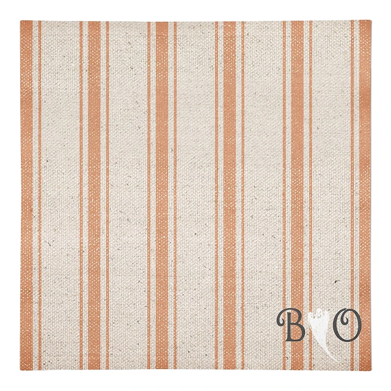 Boo Ghost 10" x 10" Cotton Twill Napkin