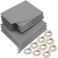 Sorbus 20" Trapezoid Storage Box with Cotton Rope