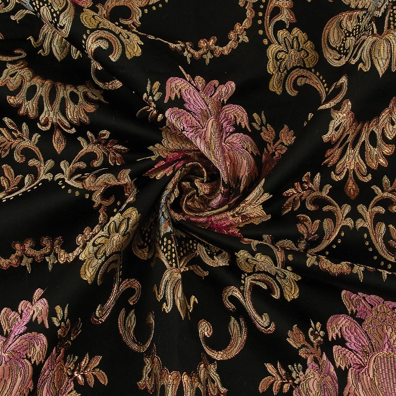 Cosplay by Yaya Han Metallic Floral Damask Brocade Fabric