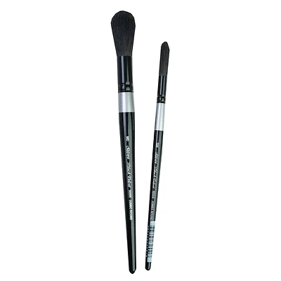 Silver Brush Limited Black Velvet® Jumbo Round Brushes Set