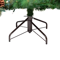 6.5ft. Pre-Lit Real Touch™ Mixed Noble Spruce Artificial Christmas Tree with Pinecones & Red Berries, Clear Lights