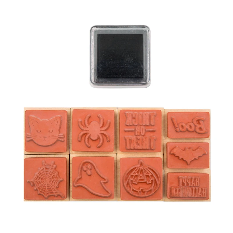 Trick-or-Treat Wood Stamps & Ink Pad Set by Recollections™