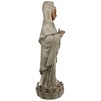 Design Toscano 2ft. Goddess Guan Yin Standing on a Lotus Statue