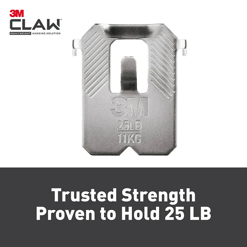 3M CLAW™ 25lb. Drywall Picture Hangers, 4ct.