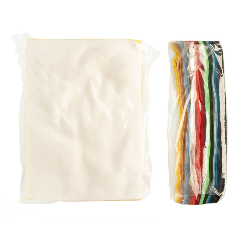 John Bead 9" x 12" Assorted Acrylic Craft Felt Sheets Value Pack, 50ct.