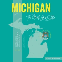 TF Publishing 2025 Home: Michigan Wall Calendar