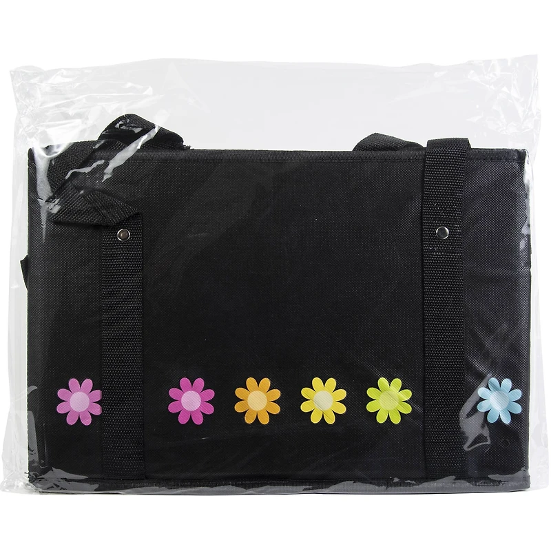 Doodlebug Daisies Canvas Foldable Tote