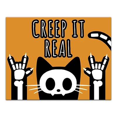 Creep it Real Canvas Wall Art