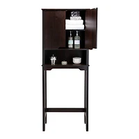 Organize It All Ambassador Espresso Over the Toilet Space Saver